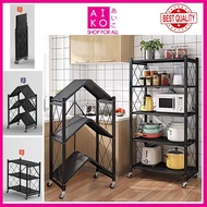 (AIKO)FOLD-ABLE 3 LAYER/4 LAYER/5 LAYER SHELF RACK MULTI LAYER, MULTIPURPOSE RACK