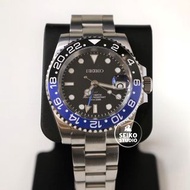 《改裝訂製》精工 Seiko mod GMT batman 特別限量版 男裝女裝手錶鋼錶電子錶 防水潛水錶  PP 鸚鵡螺  Special Limted Edition  Luxury Men La