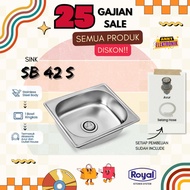 Royal Square Sink SB 42 Stainless