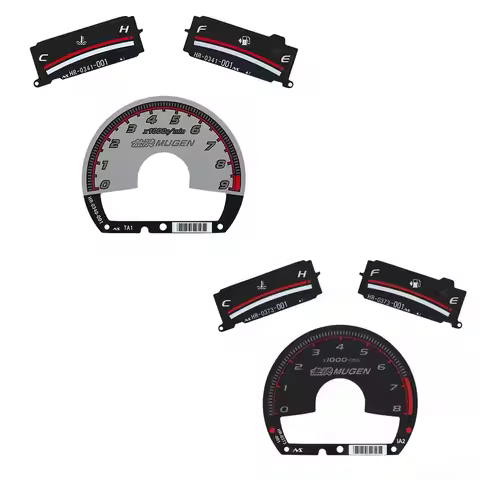 Gauge Face for Honda Civic FA5 FG2 FA1 FD1 MUGEN Style 9000rpm 8000rpm