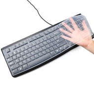 Silicone Keyboard Cover Skin for Logitech K120 & MK120 Ergonomic Desktop USB Wired Keyboard Waterpro