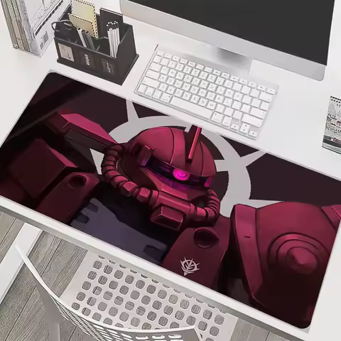90x40cm Mouse Pad Mechanical Warrior G-gundam Z-zaku II Computer Game Keyboard Pad Rubber Carpet Des
