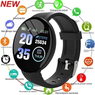 D18 Smart Watch Men Women Chil Smartwatch Heart Rate Blood Pressure Monitor Fitness Tracker Watch Smart Bracelet for Android IOS