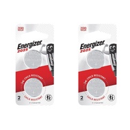 / /Energizer CR2025 (2 pcs) CR 2025 Battery CR-2025 Coin Cell Button 3V Lithium Batteries. .