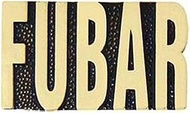 com FUBAR Hat Lapel Pin, Metal, no gemstone