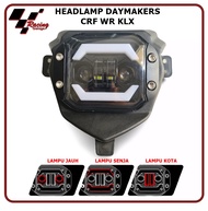 HEADLAMP LAMPU KLX CRF WR DAYMAKER DEMEKER DAY MAKER SUPERMOTO SUPER MOTO MOTORCROSS MOTOR CROSS TRA