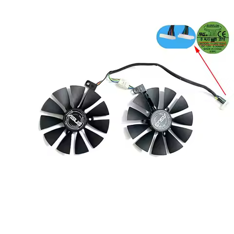 Brand new 87MM 14PIN T128215SH DC 12V 0.3A RTX 2080TI GPU fan for ASUS DUAL RTX2080TI EVERFLOW graph