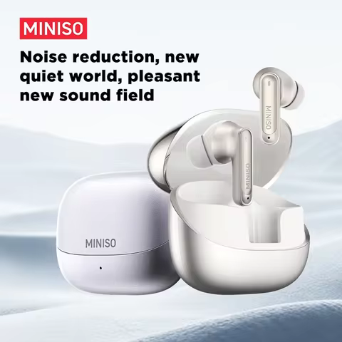 MINISO MS106 Bluetooth V6.0 Earphones TWS In-Ear Wireless Headphones AI Translator Earbuds Comfortab