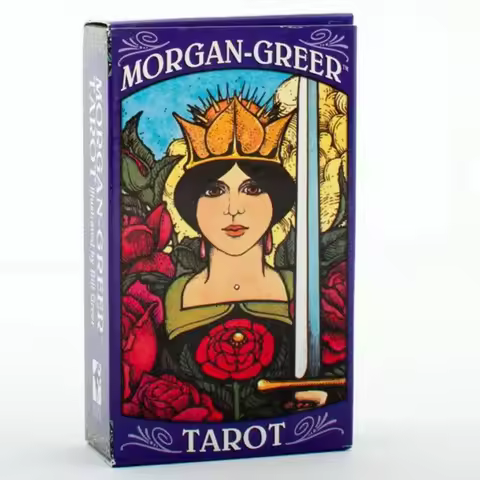 12*7cm Morgan Greer Tarot Deck Leisure Party Board Game Fortune-telling Prophecy Oracle Cards