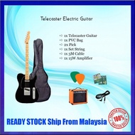 Telecaster Guitar Package/ Telecaster Guitar Combo BLACK Pickguard Series