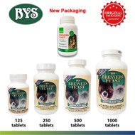 BYS Brewers Yeast Fortified With Garlic For Cat & Dog, 500pcs/250pcs/125pcs/repack 80pcs