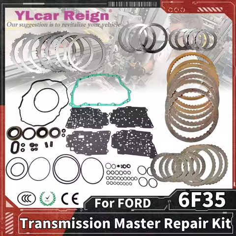 6F35 Automatic Transmission Master Overhaul Rebuild Repair Kit Seals Gasket Friction Steel Plates Fo