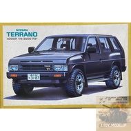 Aoshima 1/24 Nissan Terrano 4Door V6-3000 R3m Car Model Van Racing Assembly Off-Road 4wd