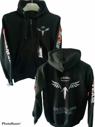 jaket sweater hoodie valhalla - jaket valhalla - jaket team valhalla - hitam xl