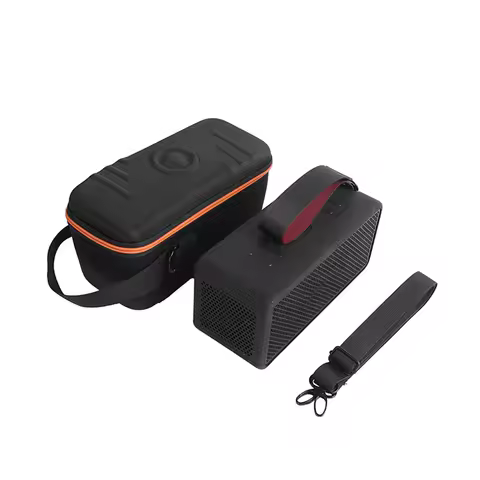 Carrying Case Extra Mesh Pocket Fits Charging Cable Speaker Storage Case with Shoulder Strap ​for Ma