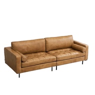 LaFloria®Italian Cowhide Leather Sofa/ Genuine Leather Sofa/ Cowhide Sofa✔️ Free Shipping