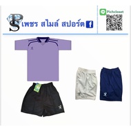 Purple V-Neck Shirt Warm-Up Shorts For Children And Adults C974 A974