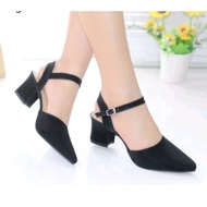 Women's Tiptoe Heels Adult Girls' Heels 3Cm Hells Hils Haihils Women's High Loafers Shoes Luxury Ele