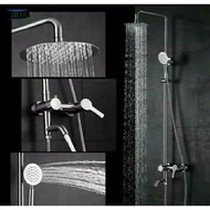 304 Stainless Hot Cold Shower Pole Shower Column Shower Faucet Set