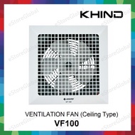 KHIND VF100 Ventilation Fan (Ceiling Type) / kipas ekzos Siling