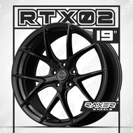 19" | 2pcs | RAXER RTX02 Flow Formed Light Weight Wheels | 5x112/114, 5x120