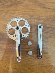 Crank Rotel Sepeda Single 36T Croom Trex MT Arm 170mm Gir Depan Crankset Sepeda Mtb Gunung Crank Fix