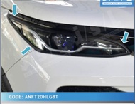 BISA [COD] LIS  LAMPU / GARNIS LAMPU  DEPAN FORTUNER 2021 BLACK - EC2/GDHFR21 -  LIST GARNISH LAMPU 