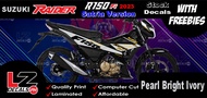 Suzuki Raider R150 Fi (2023) Satria Version Stock Decals / Stickers with Freebies
