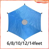 [Flourish] Trampoline Sunshade Cover Only Trampoline Rain Cover Blue Trampolines Canopy