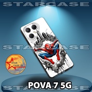 Rubber Softcase Tecno pova 7 5g 2025 - s16-case Tecno pova 7 5g-casing Tecno pova 7 5g-silicone Tecn