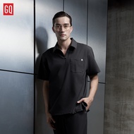 [ไม่ปักชื่อ] GQ Pro MED Men Scrub Polo เสื้อสครับโปโลผู้ชายรุ่นพรีเมียม สะท้อนน้ำ