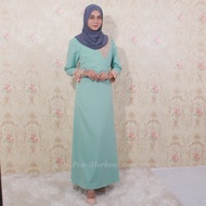 Premium Daniya Lacey Jubah Dress Lace Baju Muslimah