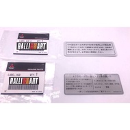 New Original 🎌 Label Sticker Decal Door Trim Mitsubishi Lancer Evolution Evo3 Evo4 Evo5 Evo6 Evo7 Ev