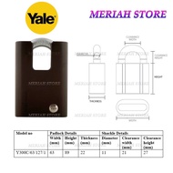 YALE [Y300C/63/127/1] Black Series Hardened Steel Closed Shackle Padlock (63mm)