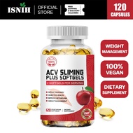 ISNIH Organic Apple Cider Vinegar Capsule for Metabolism Support Digestion Healthy Enhance Energy