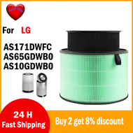 เหมาะกับ LG PuriCare 360 ° เครื่องกรองอากาศ AS65GDWB0 AS171DWFC AS10GDWB0เปลี่ยนไส้กรองตัวช่วยทำความ