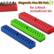 GORROS Magnetic Hex Bit Holder Organizer, Plastic+Magnetic 43 Holes Screwdriver Bit Storage Organize