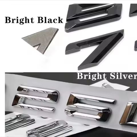 Car 3D ABS Trunk Letters Logo Badge Emblem Styling Decals Sticker For BMW 6 Series 630i 640i 650i 63