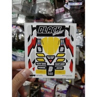 Decal MINI 4WD BLACK SABER / STICKER TAMIYA BLACK SABER Tamiya Mini 4WD