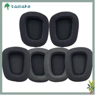 TAMAKO 1Pair Ear Cushion Cover, Replacement Foam Ear Pads, Soft Gaming Headphone Sponge Accessories 