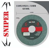 SNIPER 6 X 3/4 X 1 1/4 Silicon Carbide Grinding Wheels GC 60 / GC80 / GC100 /  GC120 150 X 19 X 31.7