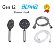 Alpha Water Heater Shower Head Gen 12 &amp; Shower Hose (ORIGINAL)