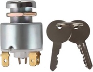 HMY 31973K4183 SPB501 551508G Waterproof Ignition Key Starter Switch with 3 Position 7 Terminal 2 Ke