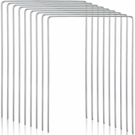 Deekin Set of 9 Croquet Wickets Replacement for Croquet Metal Hoops with Galvanized and Plastic Coat
