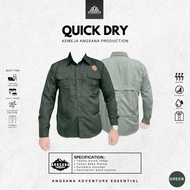 KEMEJA Angsana Quick dry Shirt, Needle Taslan Material, Cool Material