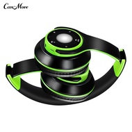 Wireless Bluetooth-compatible Retractable Stereo Headphone Phone Headset with Microphone