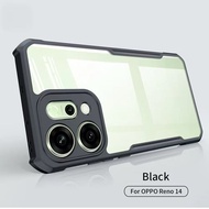Color Edge Case Clear Back For Oppo Reno14 Pro 14Pro 14F A6Pro Shockproof Reno14F