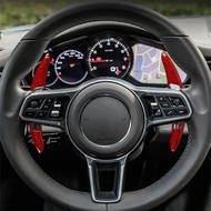 For Porsche Panamera Macan Cayenne 718 918 911 Real Dry Carbon Fiber Shift Paddles Car Decoration Mo