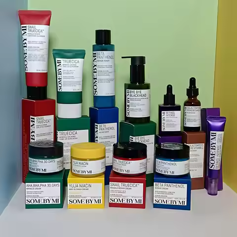 SOMEBYMI AHA BHA PHA 30 Days Miracle Skin Care Set Tea Tree Leaf Water Cleanser Face Lotion Cream Ge