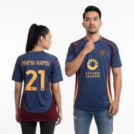 Jersey Asrm Third 2024 2025 Navy Color Football Shirt Custom Print Name Number Back Nameset Men Wome